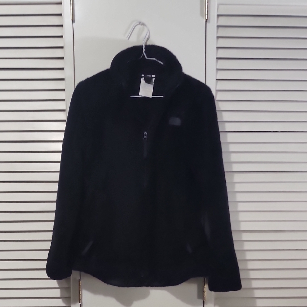 Northface Black Osito Zip Jacket - M
